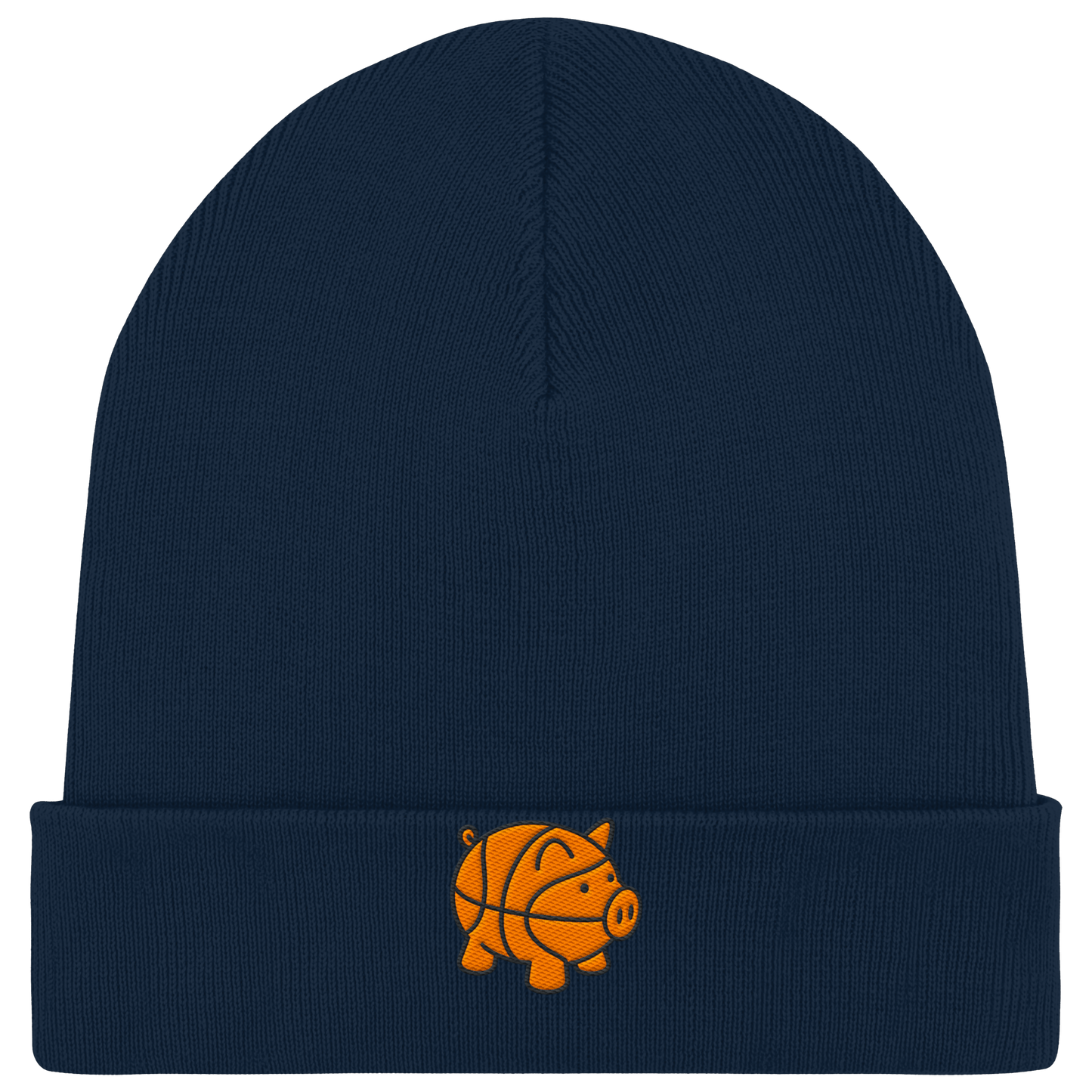 Basketball Piggy - Organic Rib Beanie