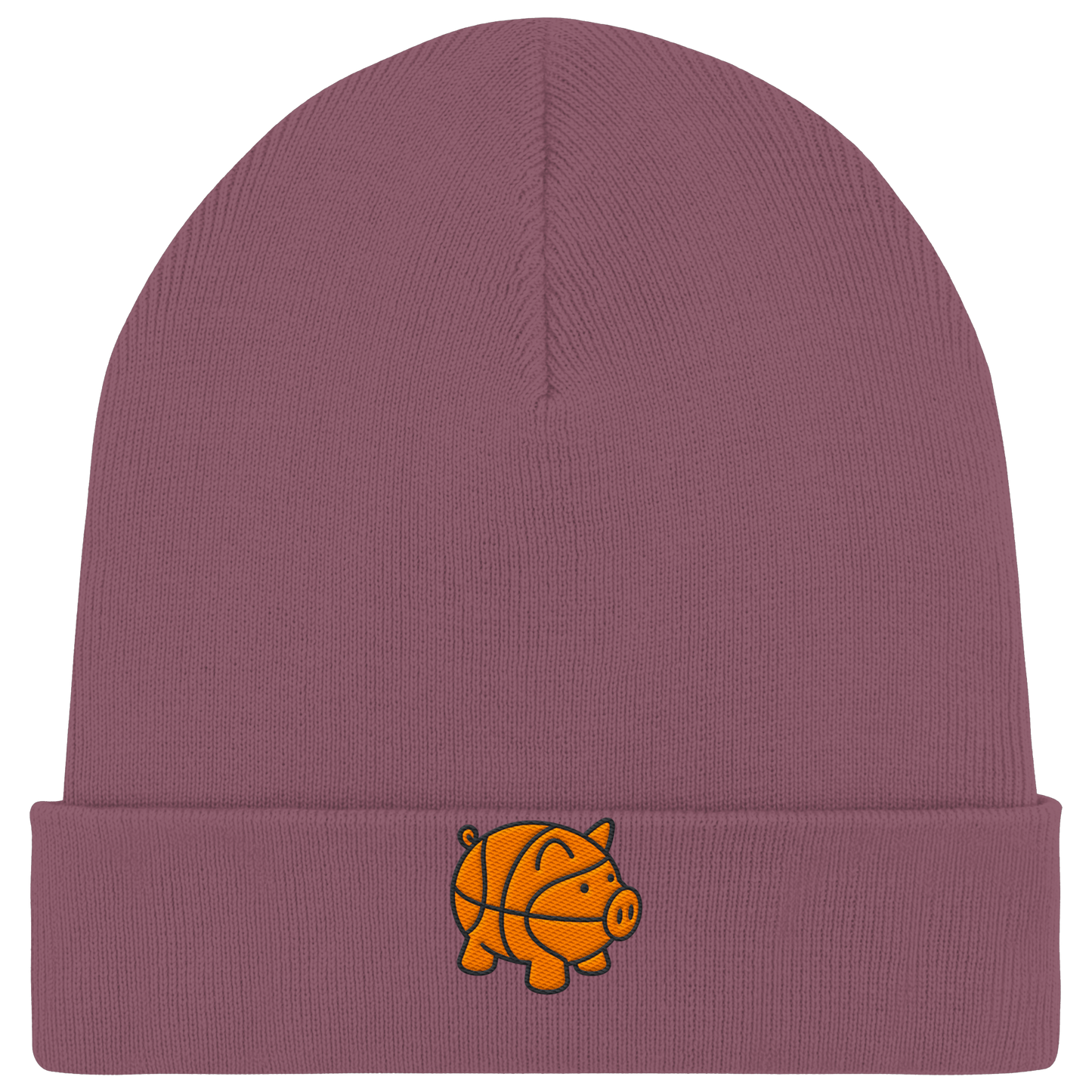 Basketball Piggy - Organic Rib Beanie