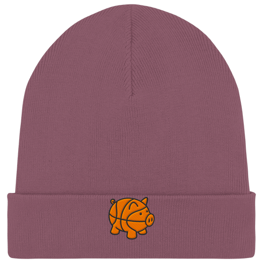 Basketball Piggy - Organic Rib Beanie