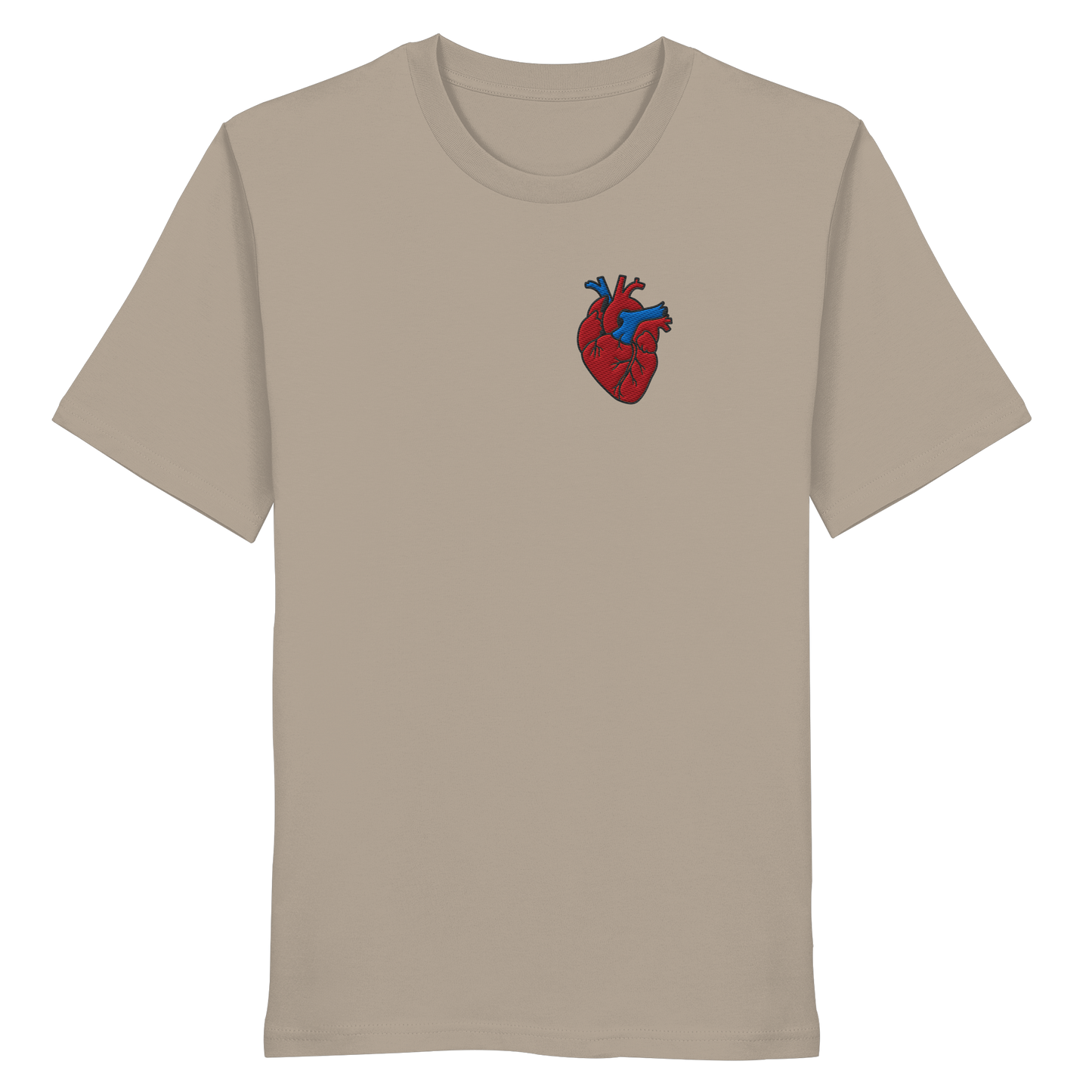 Anatomisch korrektes Herz - Organic Shirt