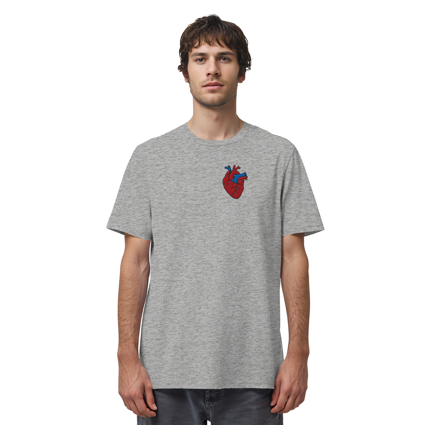 Anatomisch korrektes Herz - Organic Shirt