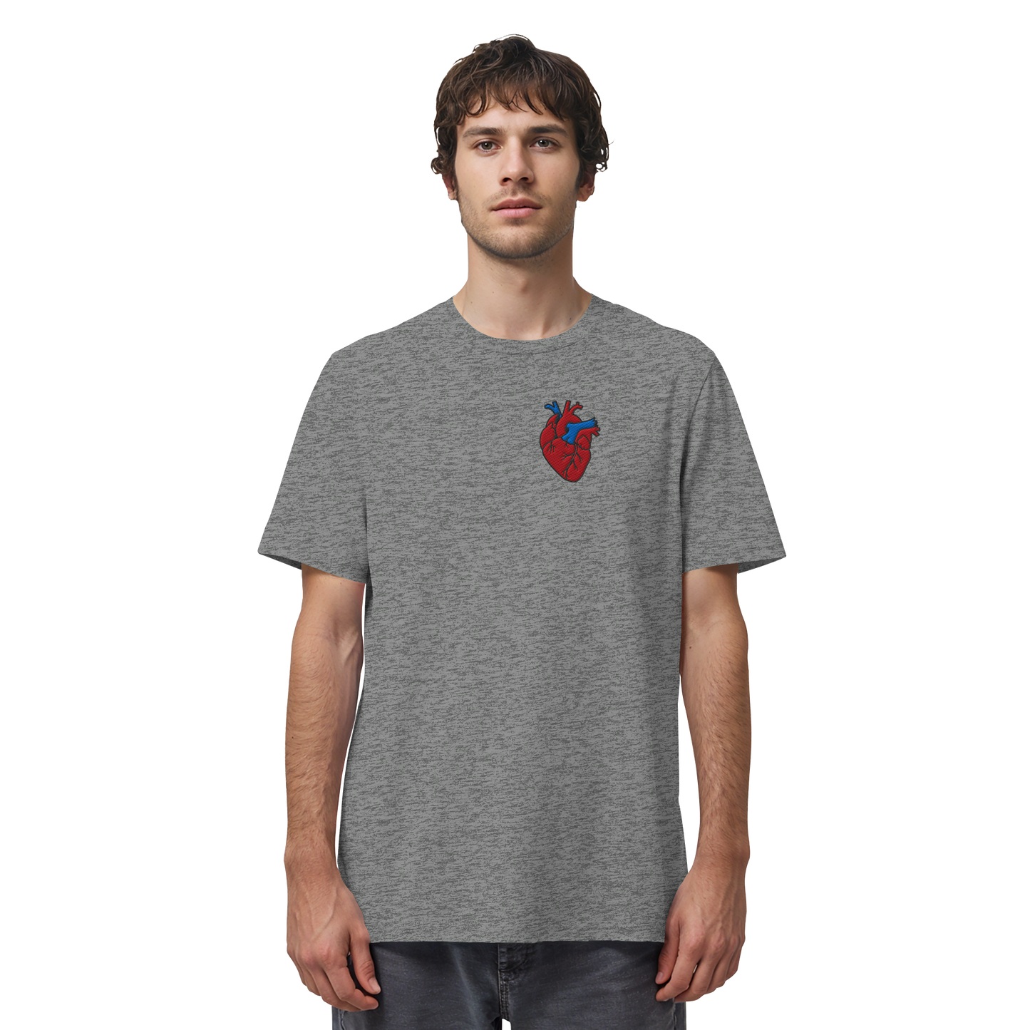 Anatomisch korrektes Herz - Organic Shirt