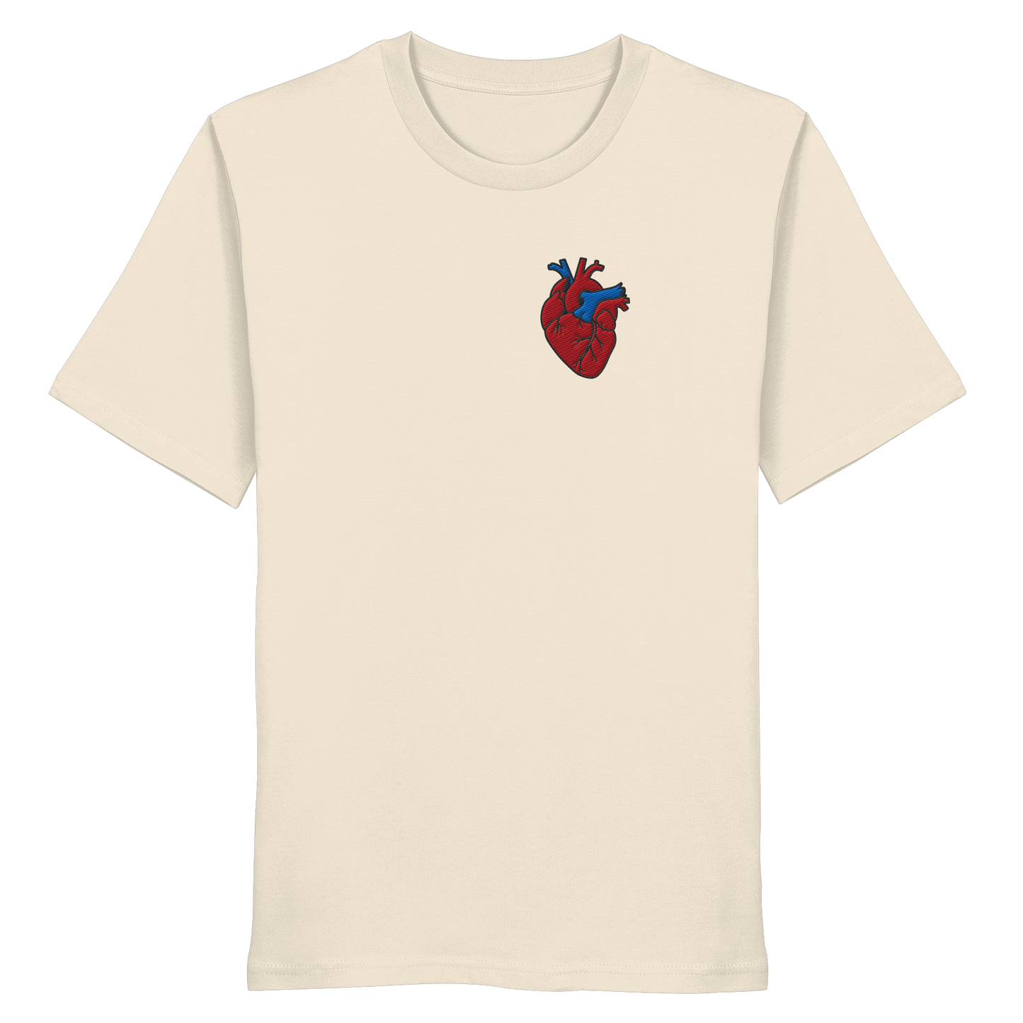 Anatomisch korrektes Herz - Organic Shirt