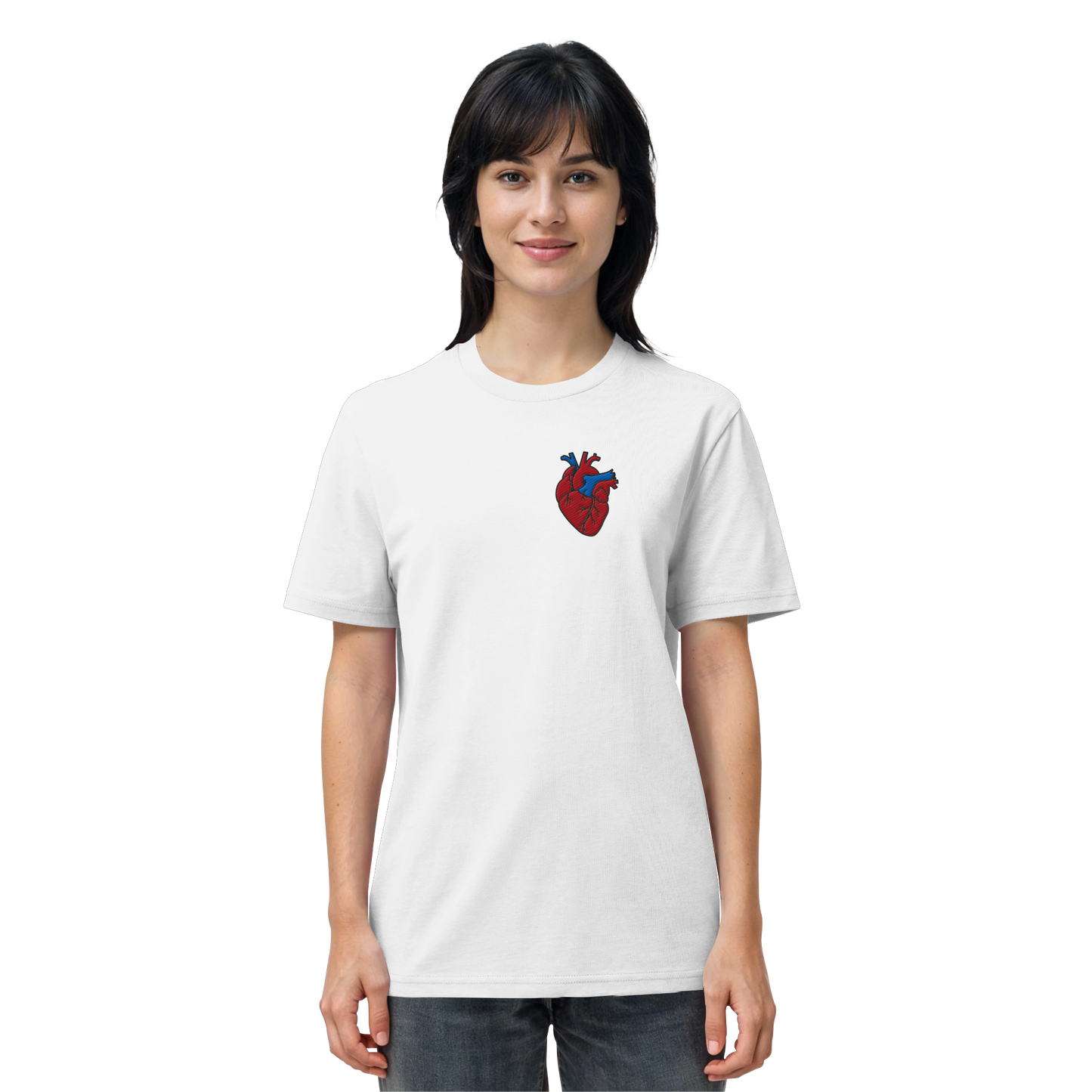 Anatomisch korrektes Herz - Organic Shirt