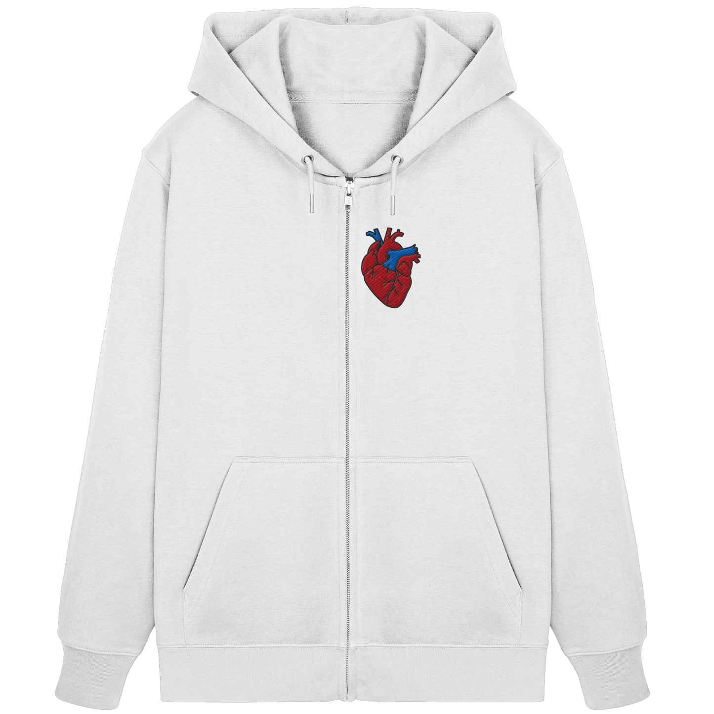 Anatomisch korrektes Herz - Organic Zipper