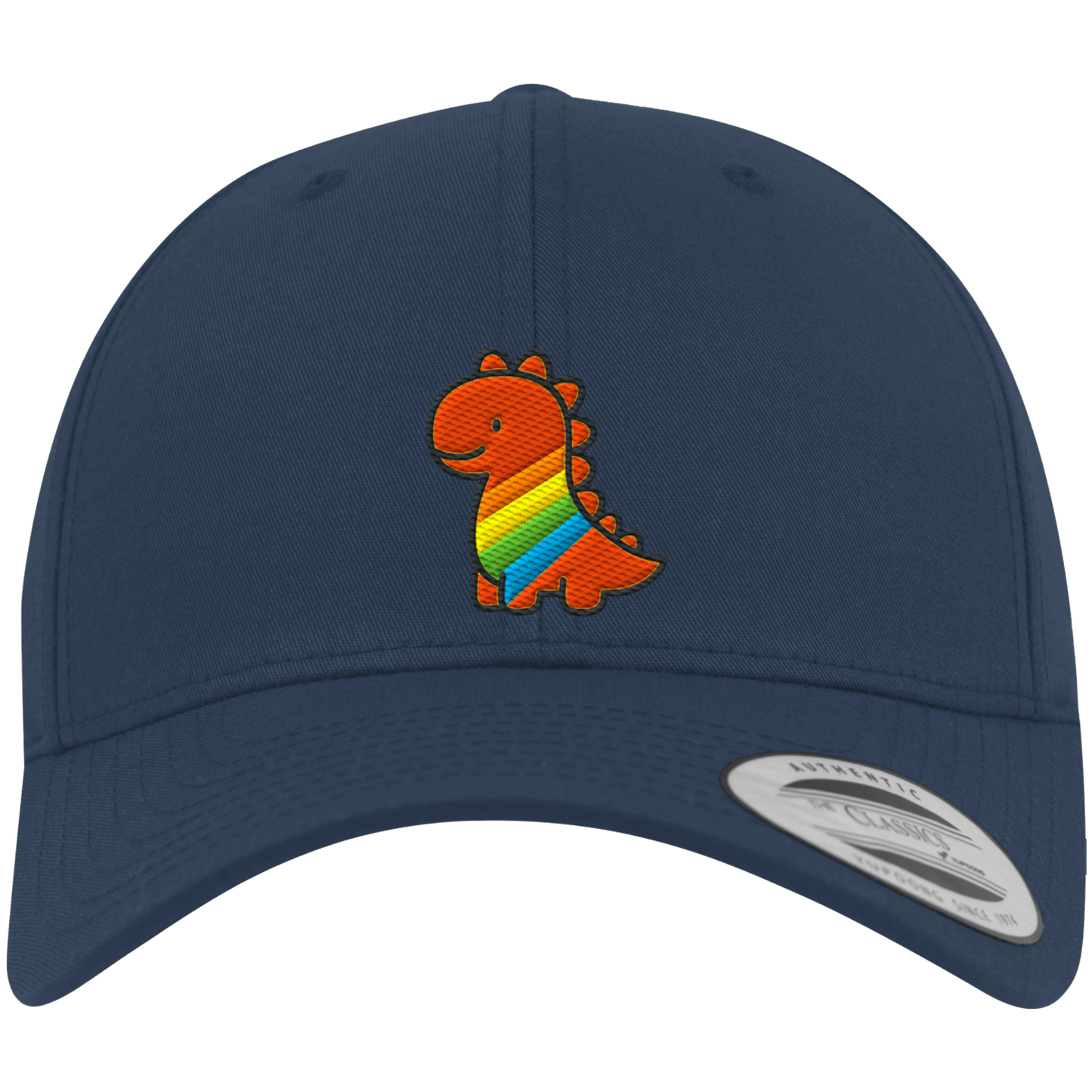 Rainbow Dino - Premium Baseball Cap
