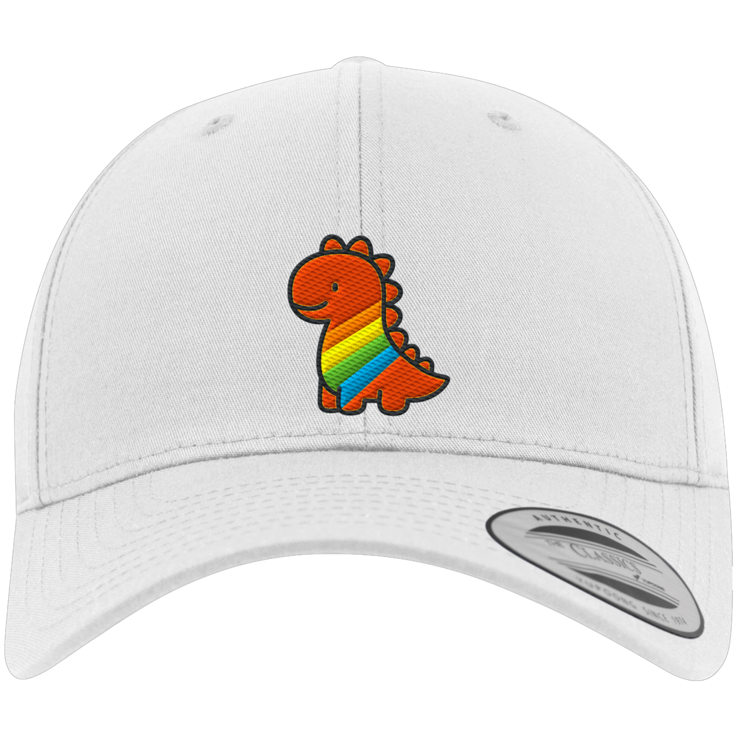 Rainbow Dino - Premium Baseball Cap
