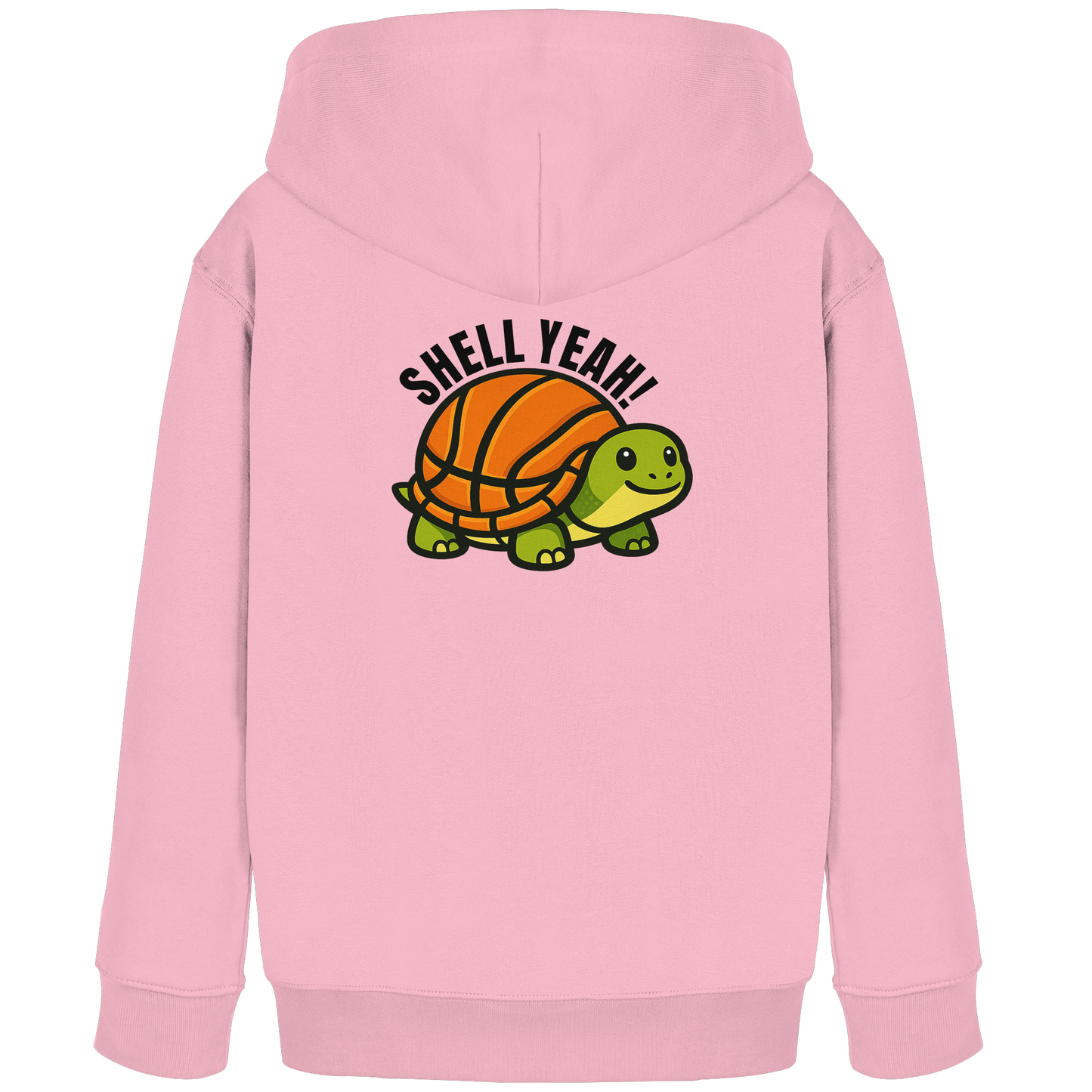 Mr. Turtle Backprint - Kids Organic Hoodie