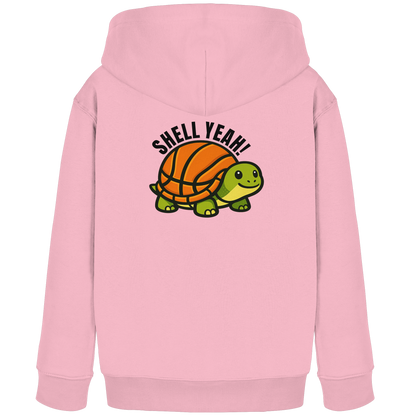 Mr. Turtle Backprint - Kids Organic Hoodie