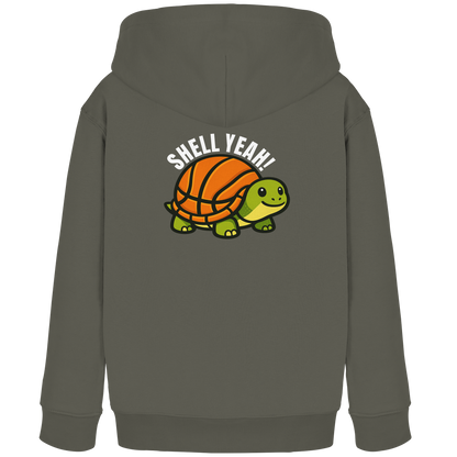Mr. Turtle Backprint - Kids Organic Hoodie
