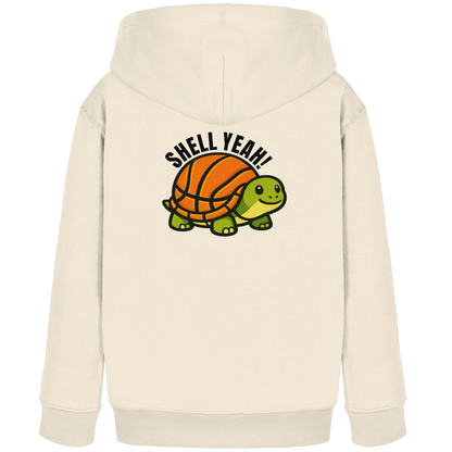 Mr. Turtle Backprint - Kids Organic Hoodie