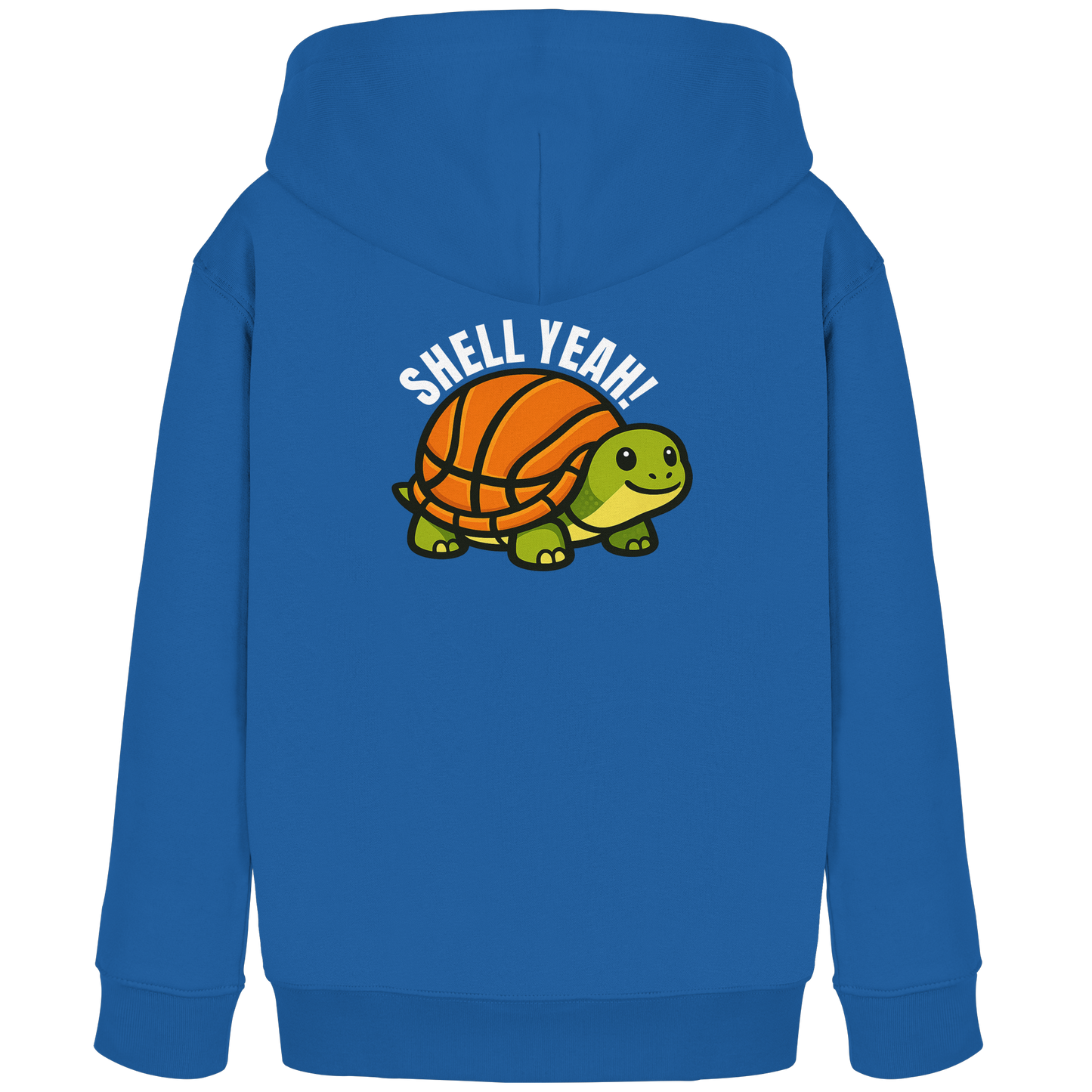 Mr. Turtle Backprint - Kids Organic Hoodie