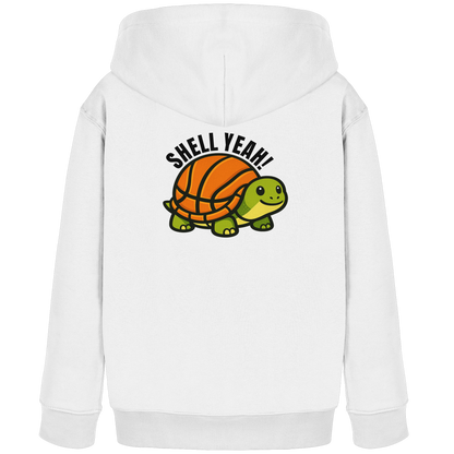 Mr. Turtle Backprint - Kids Organic Hoodie