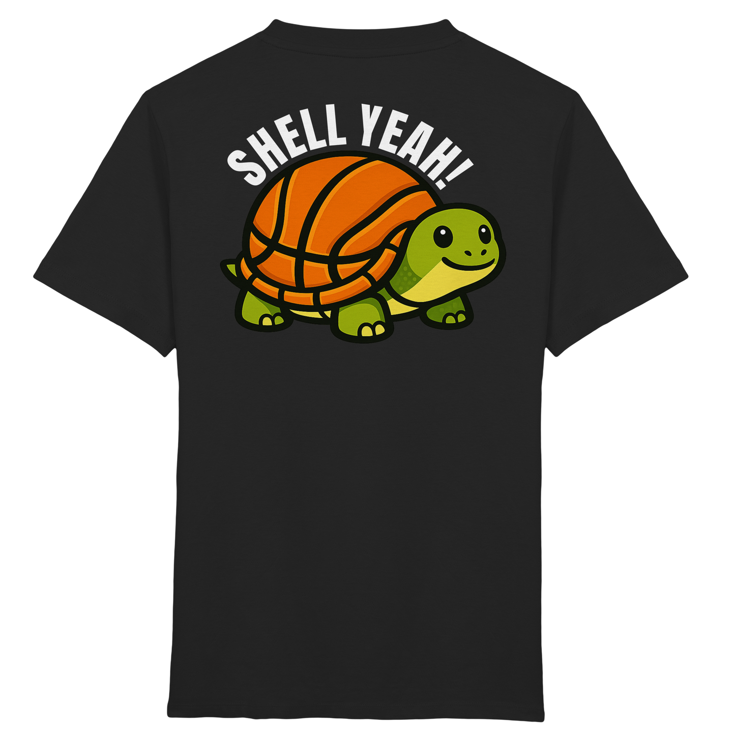 Mr. Turtle Backprint - Kids Organic Shirt