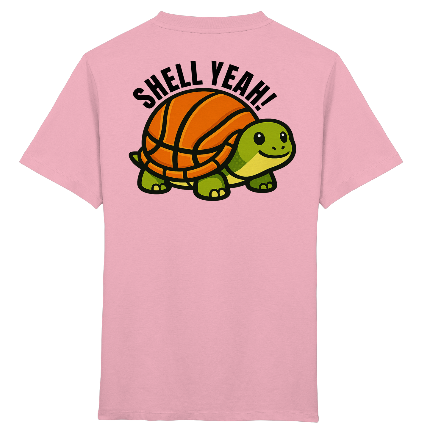 Mr. Turtle Backprint - Kids Organic Shirt