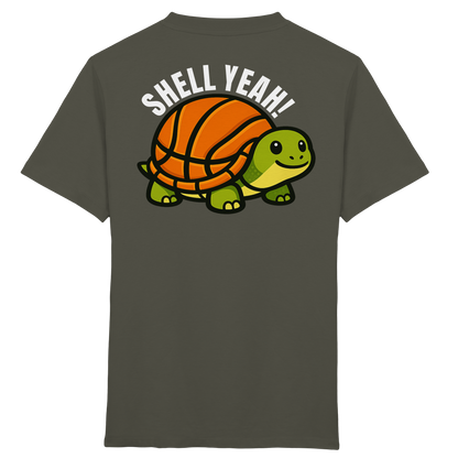 Mr. Turtle Backprint - Kids Organic Shirt