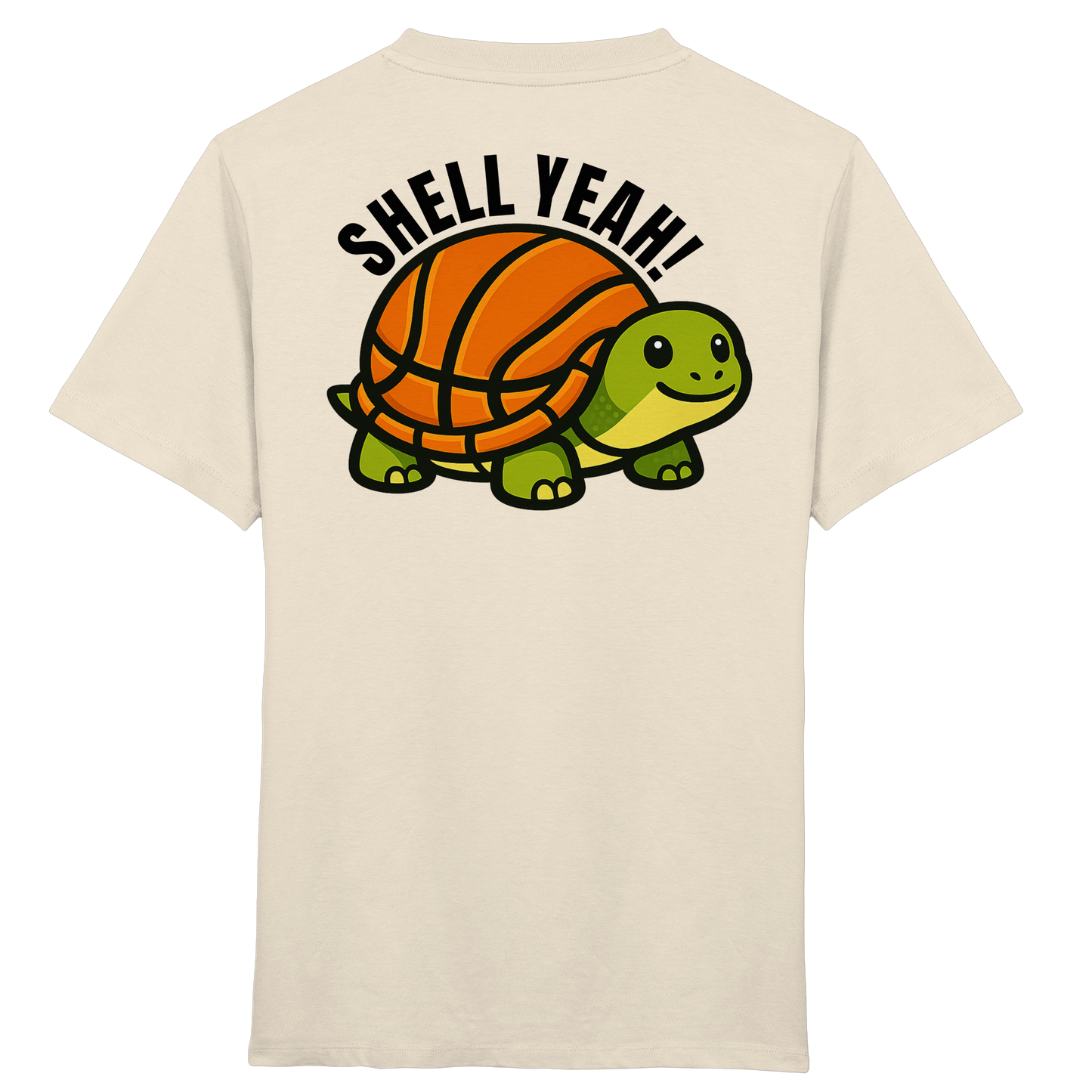 Mr. Turtle Backprint - Kids Organic Shirt