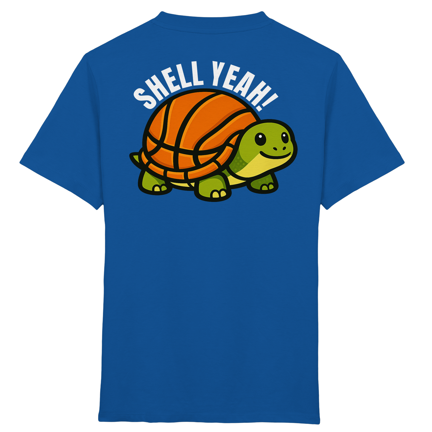 Mr. Turtle Backprint - Kids Organic Shirt