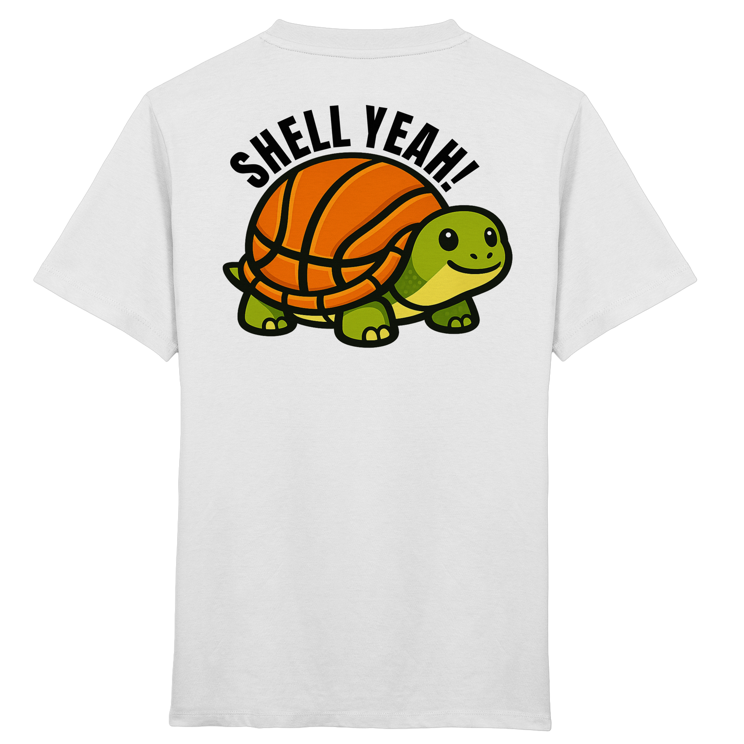 Mr. Turtle Backprint - Kids Organic Shirt