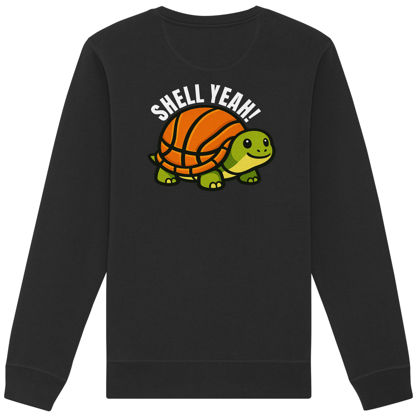 Mr. Turtle Backprint - Organic Basic Unisex Sweatshirt