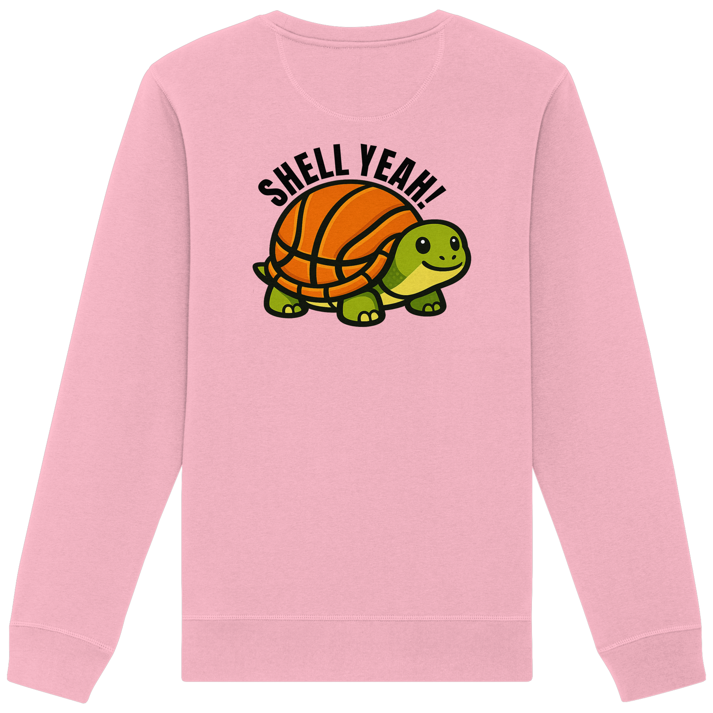Mr. Turtle Backprint - Organic Basic Unisex Sweatshirt
