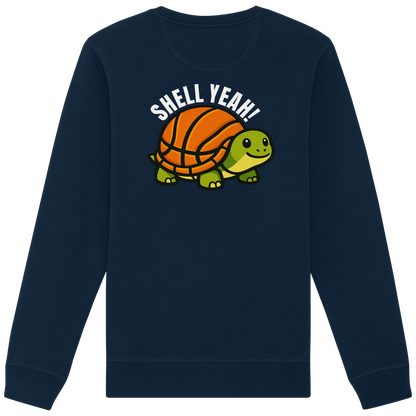 Mr. Turtle Backprint - Organic Basic Unisex Sweatshirt