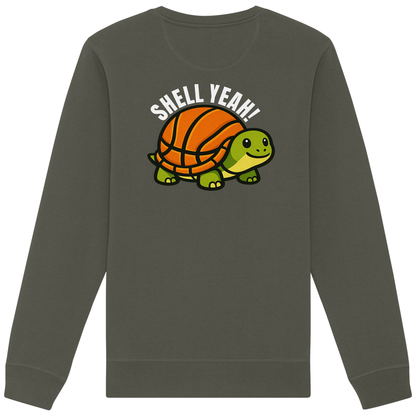 Mr. Turtle Backprint - Organic Basic Unisex Sweatshirt