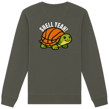 Mr. Turtle Backprint - Organic Basic Unisex Sweatshirt