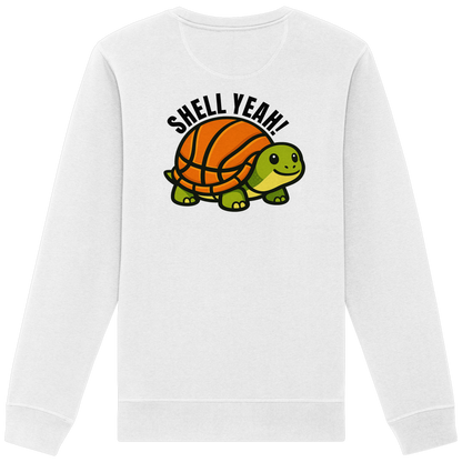 Mr. Turtle Backprint - Organic Basic Unisex Sweatshirt