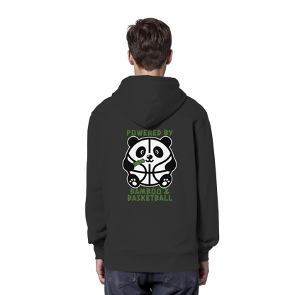 Basketball Panda Backprint - Organic Hoodie