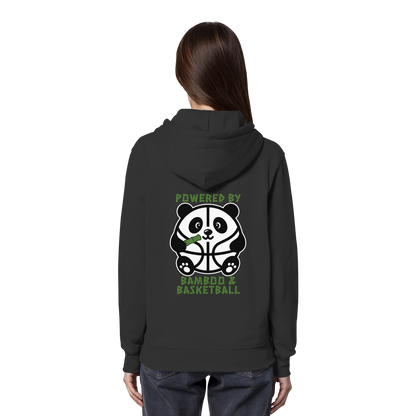 Basketball Panda Backprint - Organic Hoodie