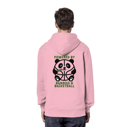 Basketball Panda Backprint - Organic Hoodie