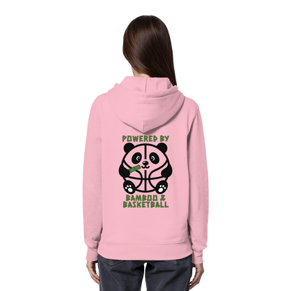Basketball Panda Backprint - Organic Hoodie