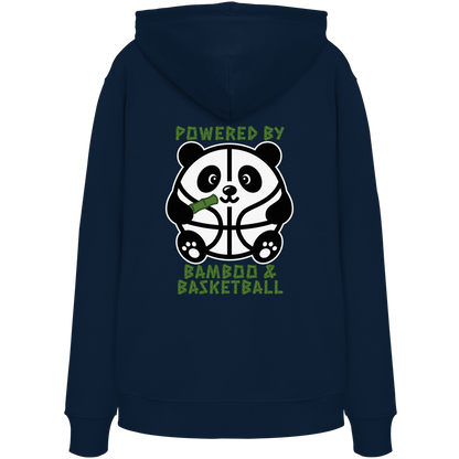 Basketball Panda Backprint - Organic Hoodie