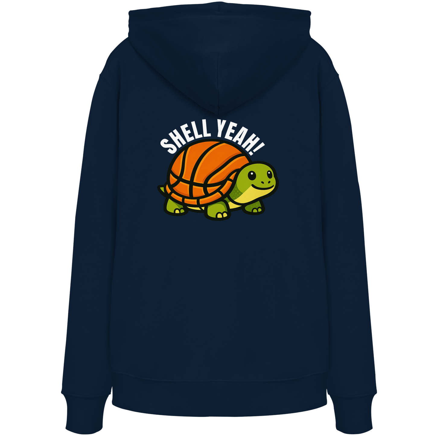 Mr. Turtle Backprint - Organic Hoodie