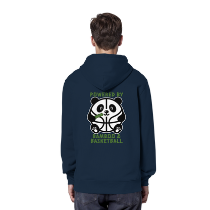 Basketball Panda Backprint - Organic Hoodie