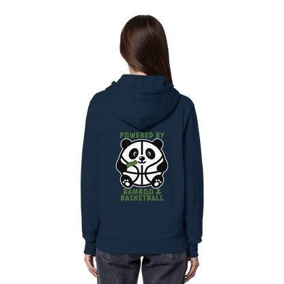 Basketball Panda Backprint - Organic Hoodie