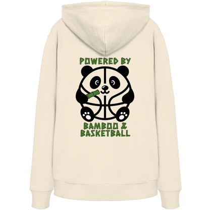 Basketball Panda Backprint - Organic Hoodie