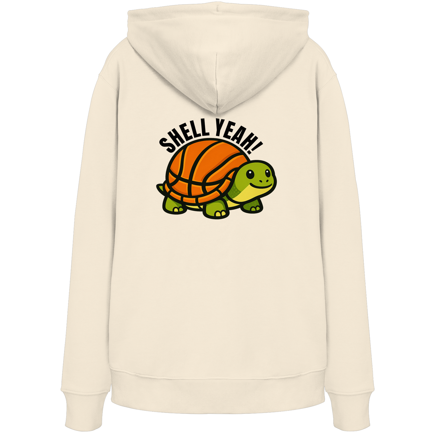 Mr. Turtle Backprint - Organic Hoodie