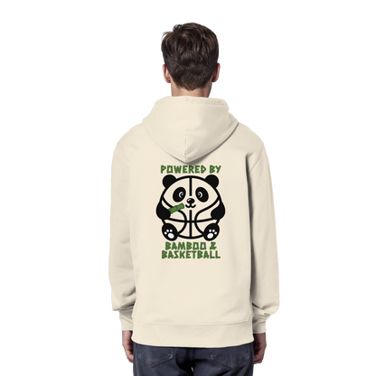 Basketball Panda Backprint - Organic Hoodie