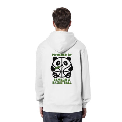 Basketball Panda Backprint - Organic Hoodie