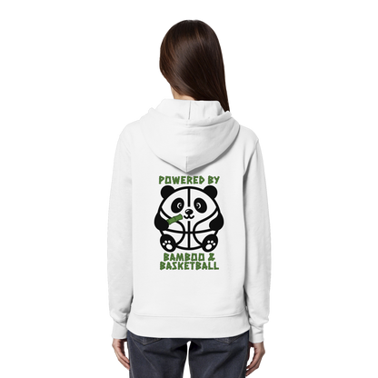 Basketball Panda Backprint - Organic Hoodie