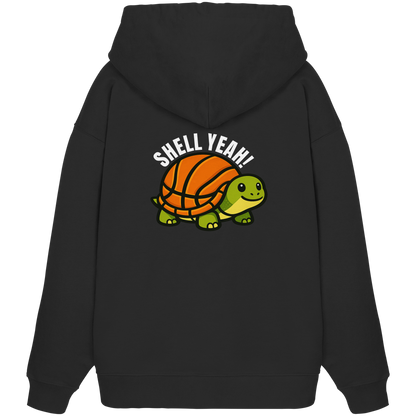 Mr. Turtle Backprint - Organic Oversize Hoodie