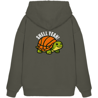 Mr. Turtle Backprint - Organic Oversize Hoodie