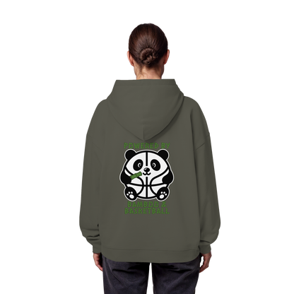 Basketball Panda Backprint - Organic Oversize Hoodie