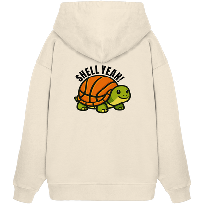 Mr. Turtle Backprint - Organic Oversize Hoodie