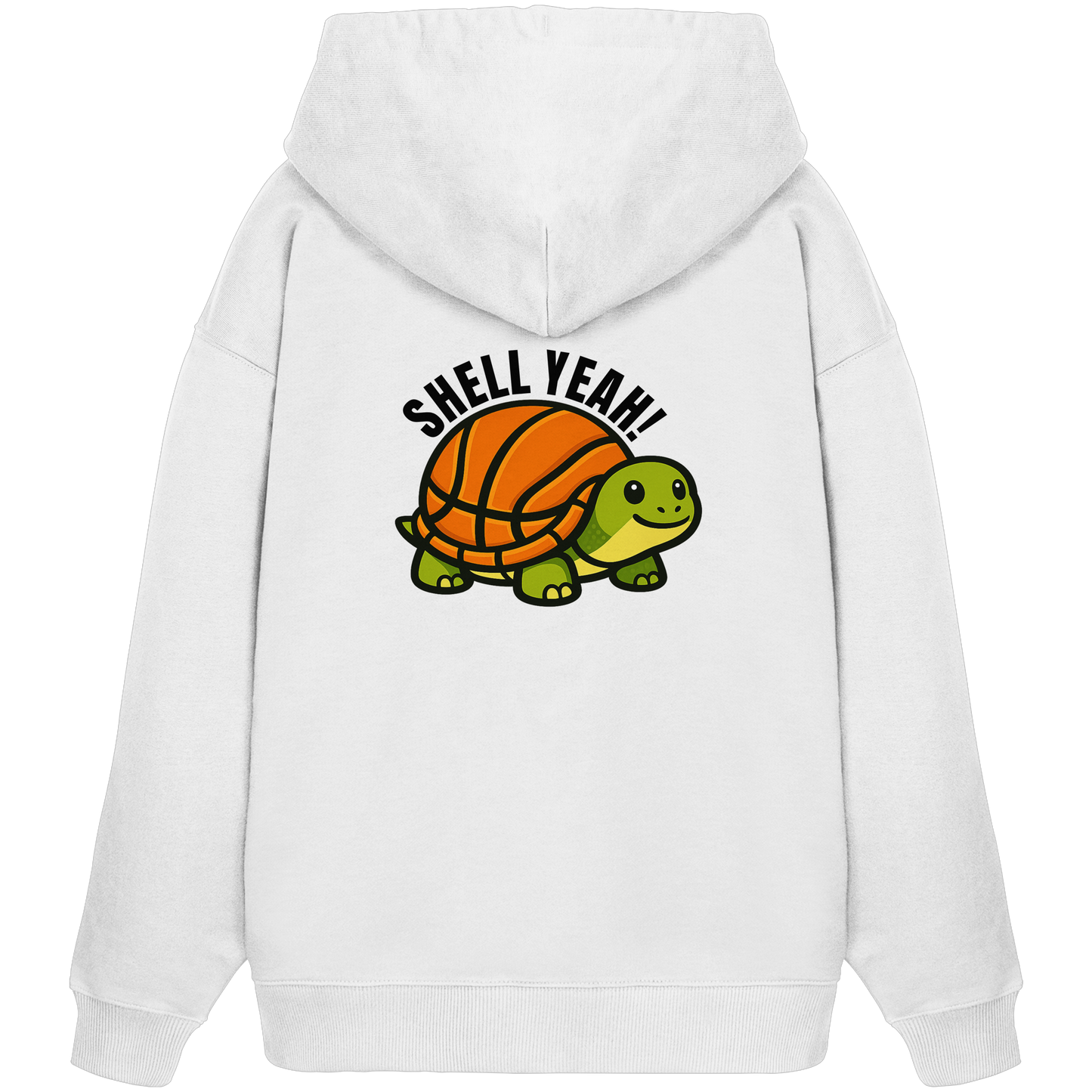 Mr. Turtle Backprint - Organic Oversize Hoodie