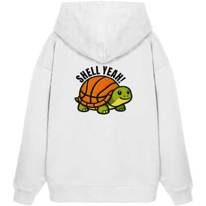 Mr. Turtle Backprint - Organic Oversize Hoodie