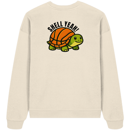 Mr. Turtle Backprint - Organic Oversize Sweatshirt