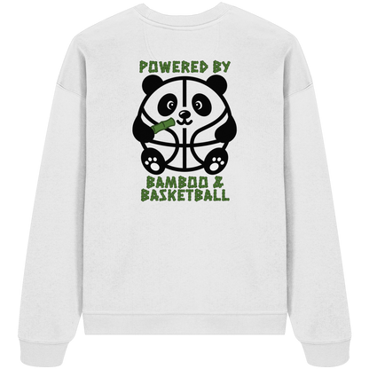 Basketball Panda Backprint - Organic Oversize Sweatshirt